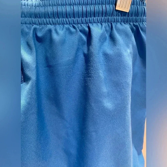 Under Armour Women's Blue/Turquoise Lined Running Shorts, Size L - Picture 3 of 6
